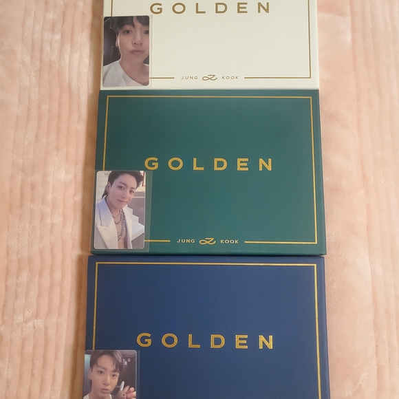 Bts Other - Jungkook Golden Album Set X 3 Versions